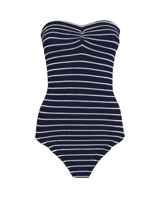 Hunza G Striped Brooke Swimsuit