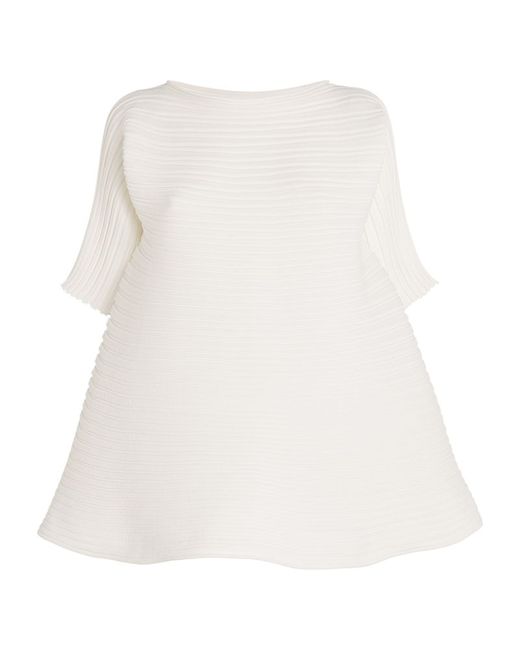 Pleats Please By Issey Miyake Short-Sleeve Pleated Shirt