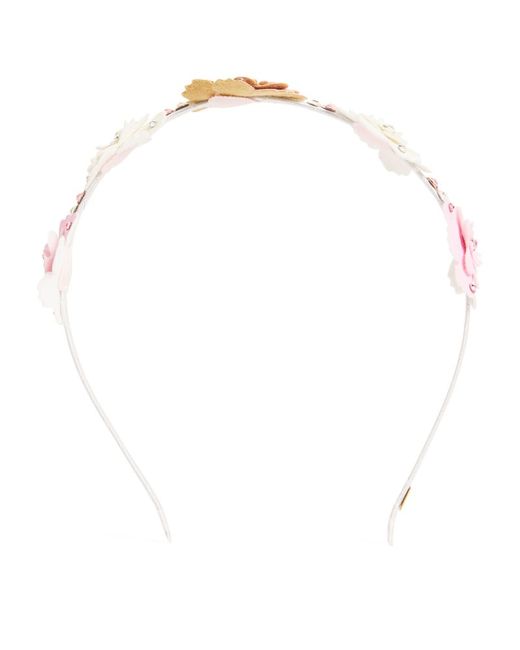 Bari Lynn Crystal-Embellished Floral Headband