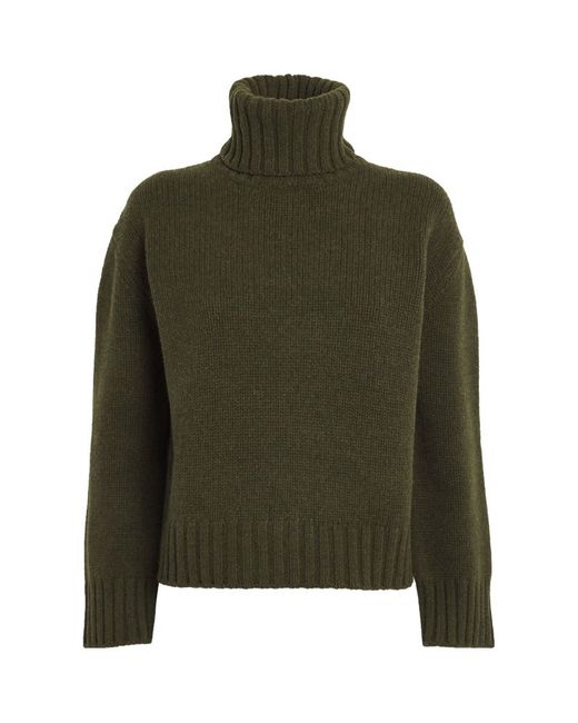 Fabiana Filippi Merino-Silk-Cashmere Rollneck Sweater