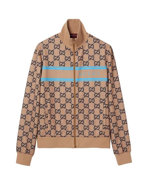 Gucci Gg Zip-Up Jacket