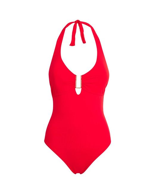 Melissa Odabash Tampa Halterneck Swimsuit