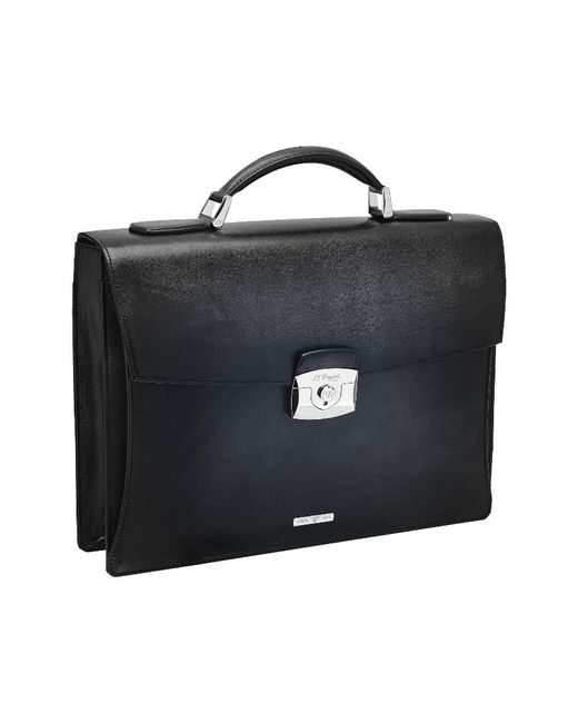 S.T. Dupont One Gusset Briefcase Leather