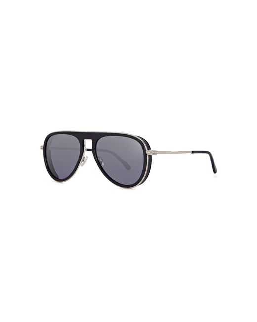 Jimmy Choo Carl Aviator-style Sunglasses