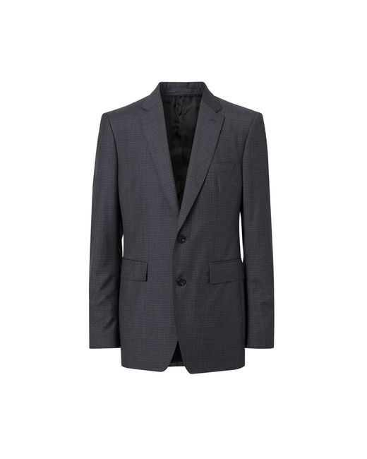 Burberry Classic Fit Check Wool Silk Three-piece Suit