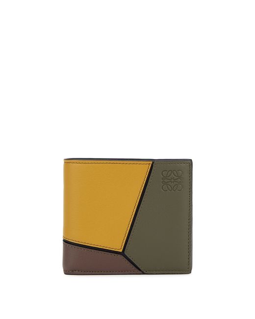 Loewe Puzzle Panelled Leather Wallet