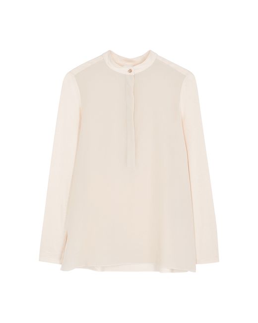 Max Mara Leisure Nilly Silk And Jersey Blouse