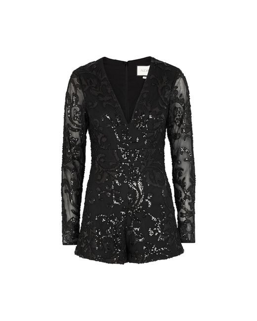 Alexis Riso Sequin-embellished Playsuit