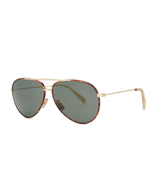 Versace Aviator-style Sunglasses