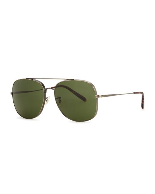 Gucci Aviator-style Metal Sunglasses