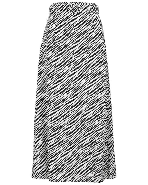Faithful the Brand Librisa zebra-print midi skirt