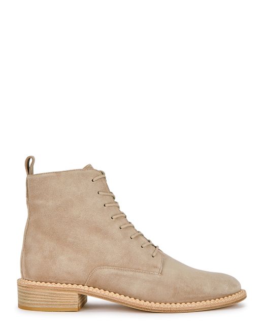 Vince Cabria taupe suede ankle boots