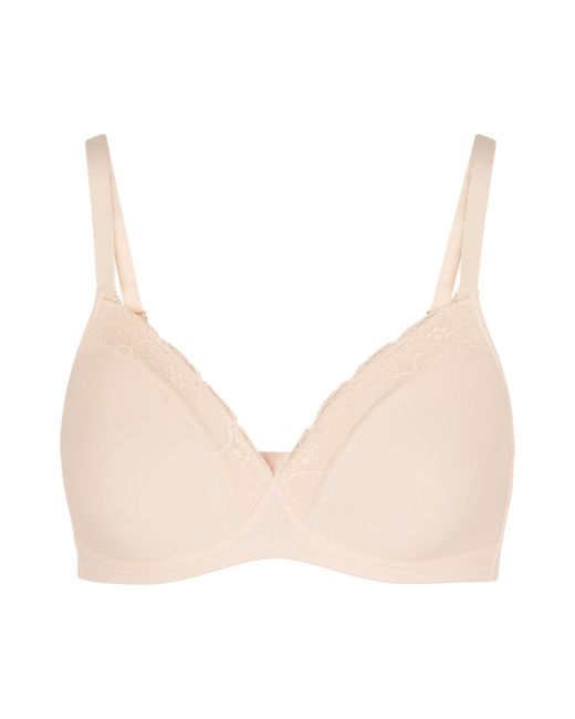 Hanro Lace-trimmed Soft-cup bra
