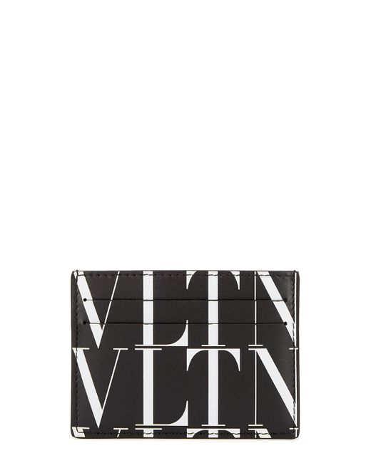 Valentino Garavani VLTN leather card holder