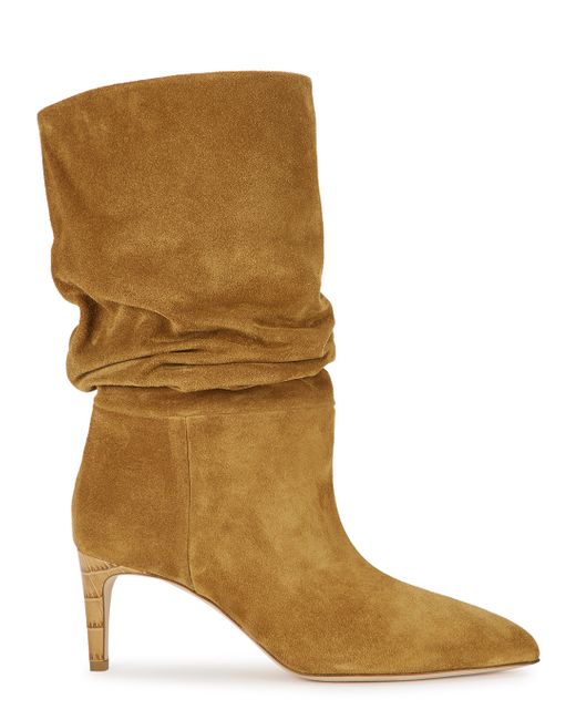 Paris Texas 60 brown suede mid-calf boots