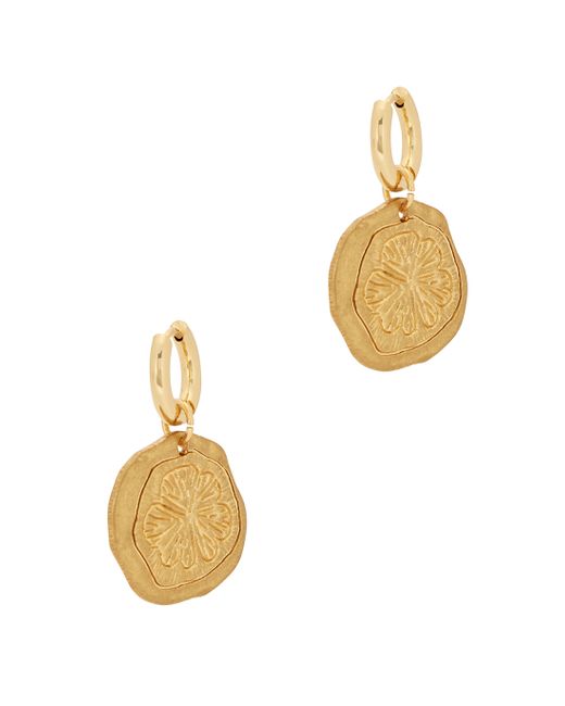 Sandralexandra Milagros 18kt Gold-plated Hoop Earrings