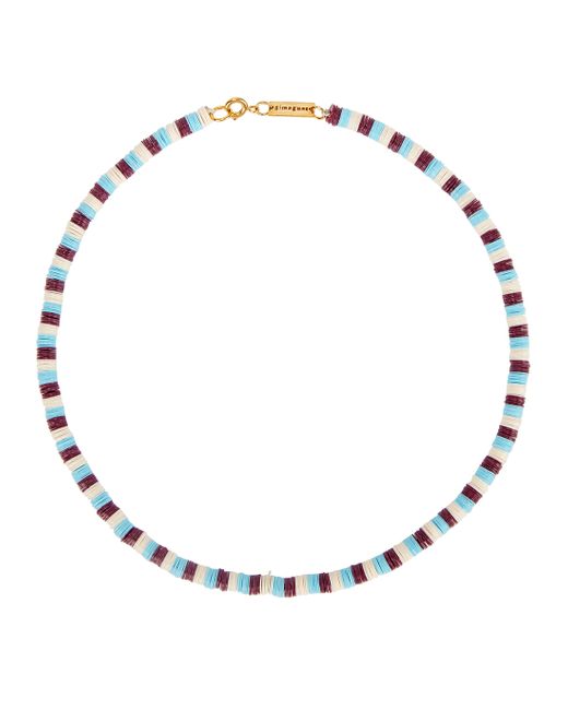 Gimaguas Pukas striped sequinned necklace