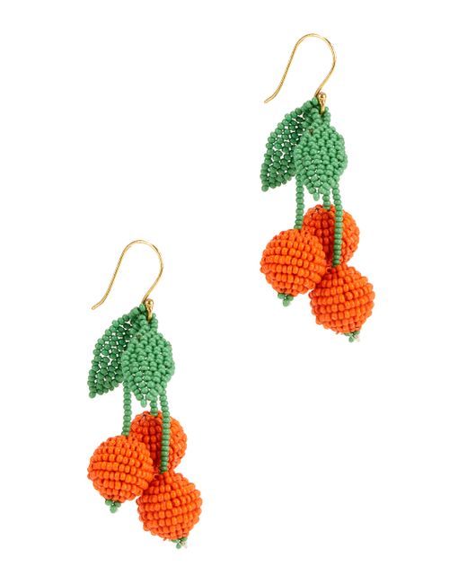 Gimaguas Naranja beaded drop earrings