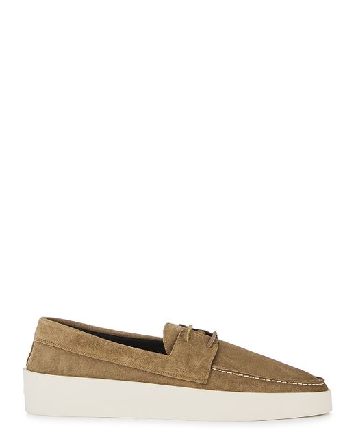 Fear Of God suede boat shoes