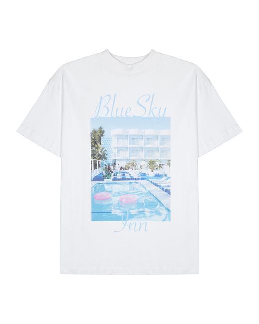 Blue Sky Inn printed cotton T-shirt