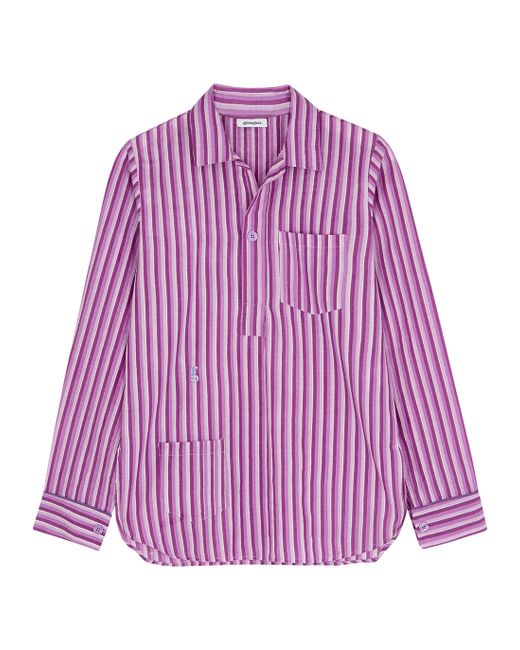 Gimaguas Ric striped cotton pyjama set