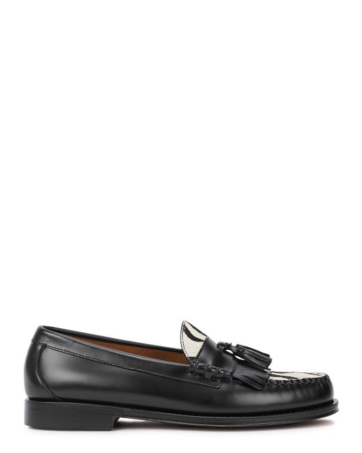 G.H Bass & Co Weejuns Heritage Layton II black leather loafers