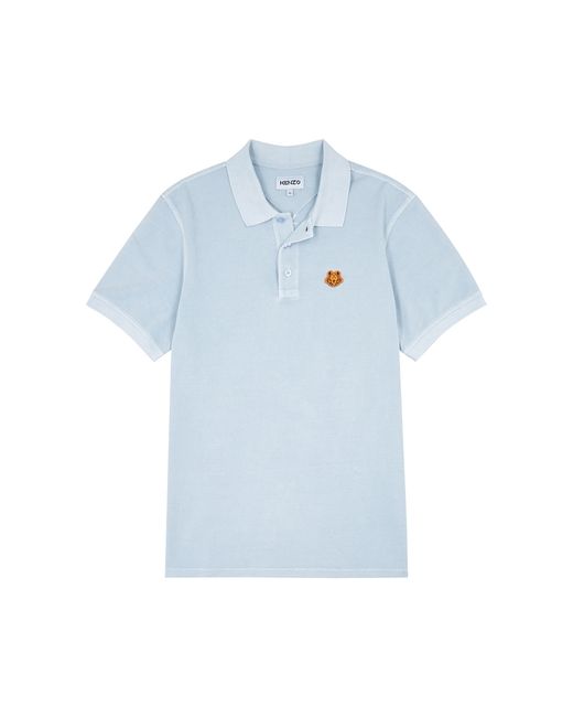 Kenzo Light Logo Piqué Cotton Polo Shirt