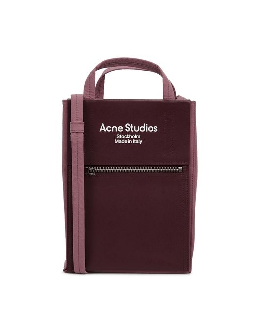 Acne Studios Baker Out Mini Nylon And Leather Top Handle Bag