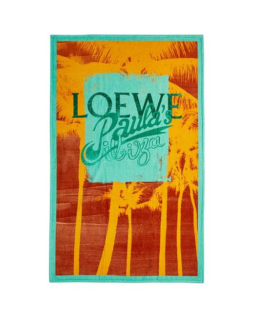 Loewe X Paulas Ibiza Printed Cotton Towel