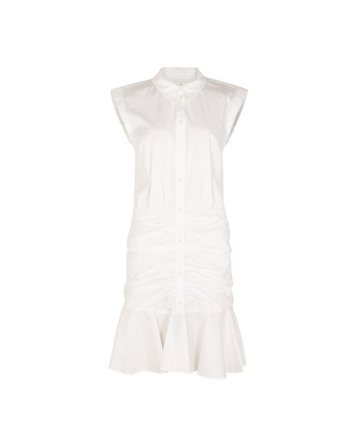 Veronica Beard Bell Stretch-cotton Shirt Dress