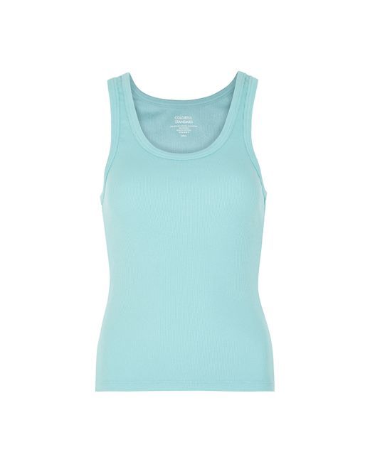 Colorful Standard Ribbed Stretch-cotton Tank