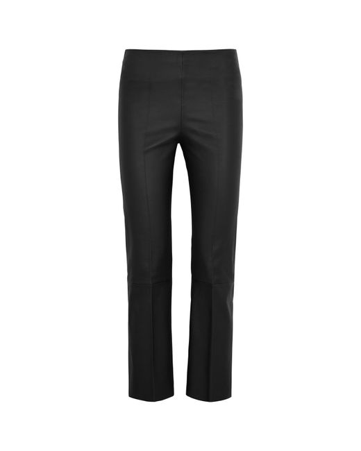 By Malene Birger Florentina Cropped Leather Leggings