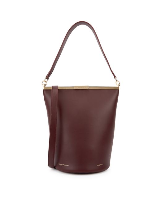Victoria Beckham Frame Leather Bucket Bag