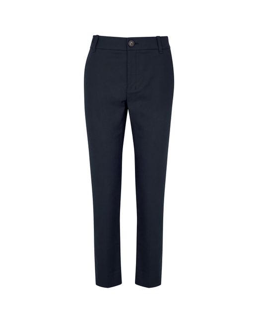 Vince Tapered Cotton-blend Trousers