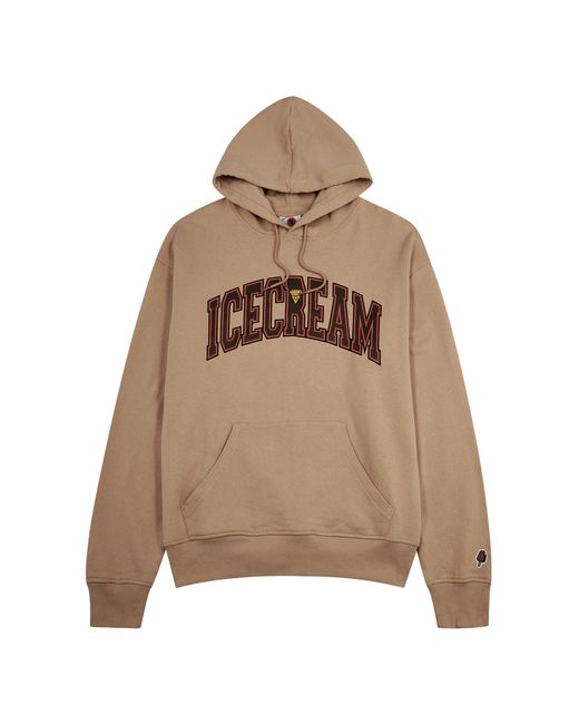 Ice Cream College Hooded Cotton Sweatshirt