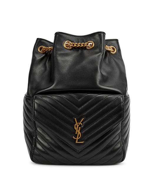 Saint Laurent Joe Quilted Leather Backpack