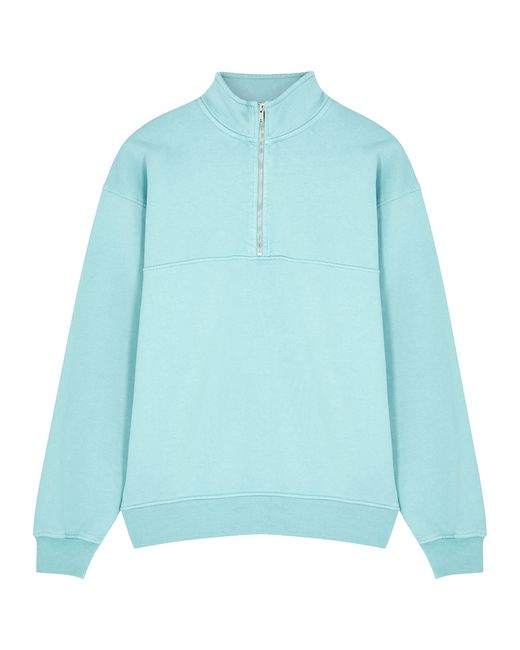 Colorful Standard Half-zip Cotton Sweatshirt