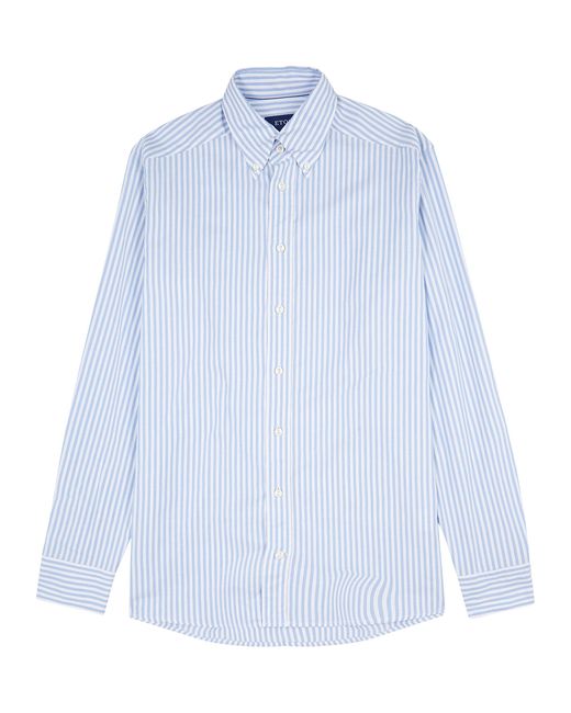 Eton Striped Cotton Oxford Shirt