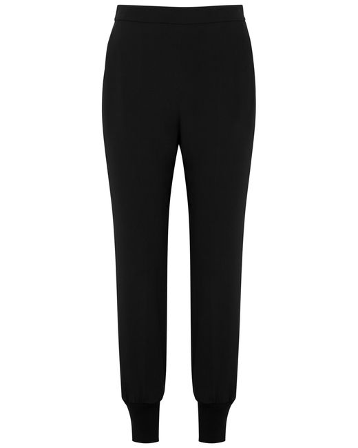 Stella McCartney Tapered Stretch-crepe Trousers