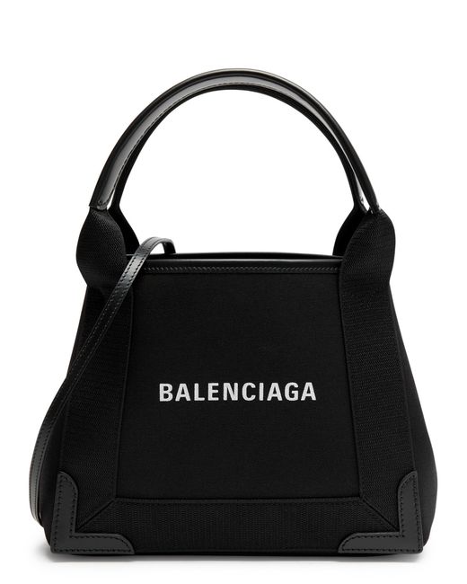 Balenciaga Cabas XS Logo Canvas Tote Bag