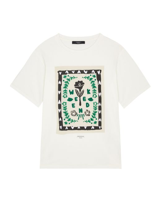 Weekend Max Mara Denaro Printed Cotton T-shirt