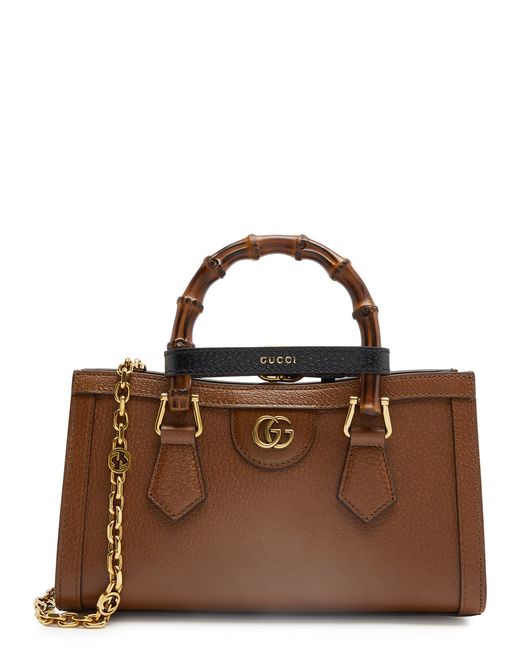 Gucci Diana Small Leather Top Handle Bag