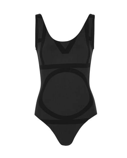 Totême Logo-print Swimsuit