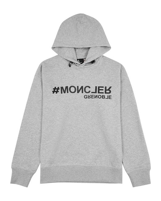 Moncler Grenoble Logo Hooded Cotton Sweatshirt