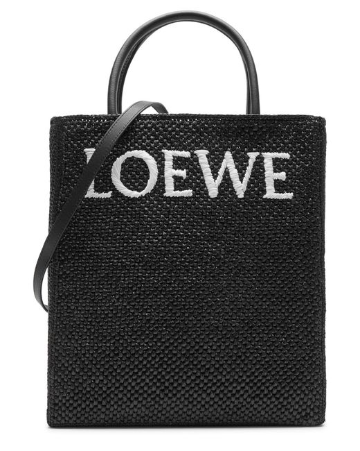 Loewe Standard A4 Woven Raffia Tote