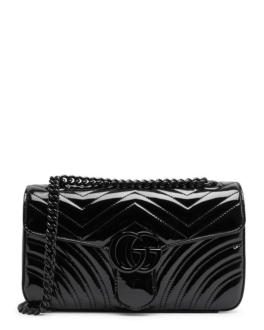 Gucci GG Marmont 2.0 Patent Leather Shoulder Bag