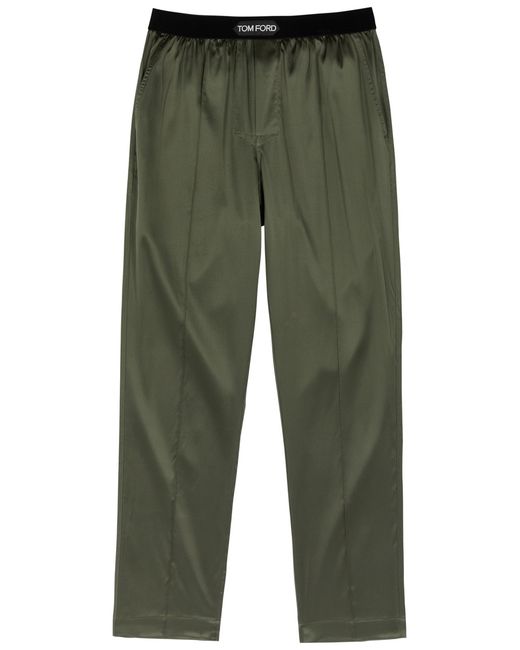 Tom Ford Stretch-silk Satin Pyjama Trousers