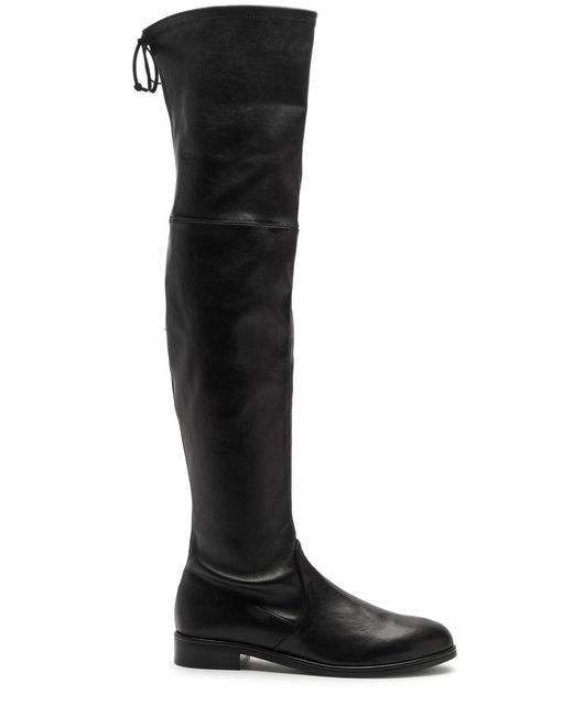 Stuart Weitzman Lowland Bold Leather Over-the-knee Boots 38 IT38 UK5
