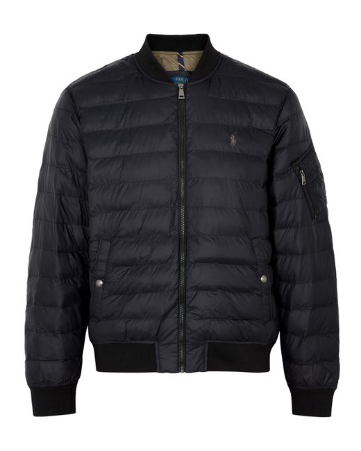 Polo Ralph Lauren Logo-embroidered Quilted Shell Jacket