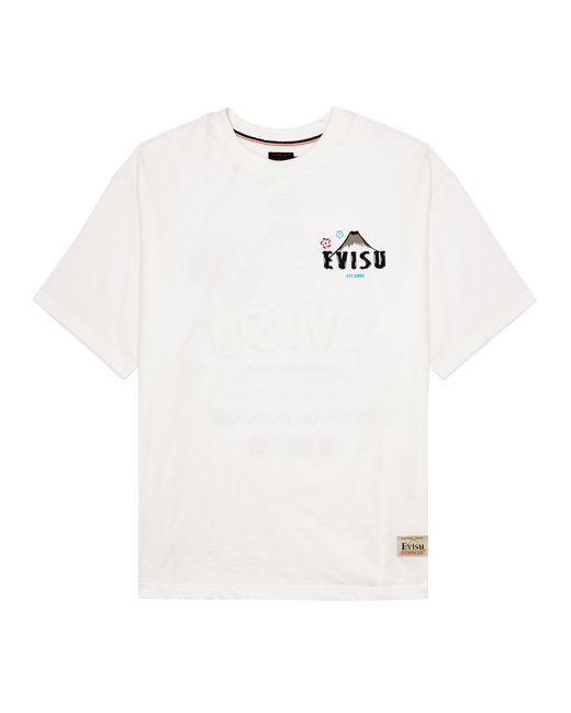 Evisu Logo-print Cotton T-shirt